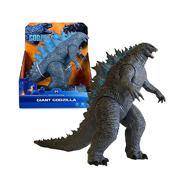 MonsterVerse Godzilla vs Kong, Figurine géante de Godzilla, 28 cm - MNG07210