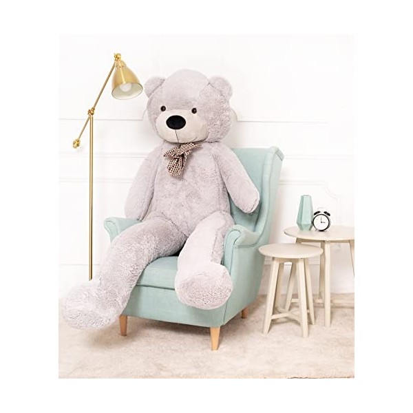 Gustaw Grand Ours en Peluche XXL Classico - Peluche Géante, Grand Nounours XXL, Teddy Bear Grand Ourson - Peluche Idéal comme