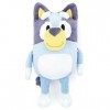 Jay Franco Bluey Plush Buddy Oreiller en peluche super rembourré en microfibre de polyester, 30,5 cm