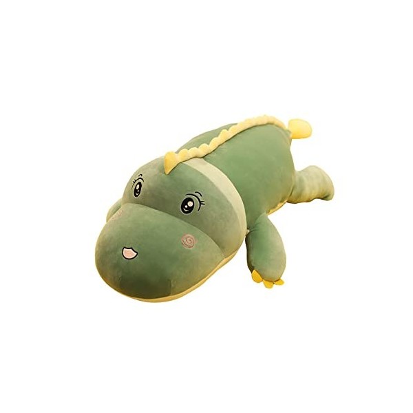 F Fityle Mignon dinosaure en peluche étreignant oreiller jouet en peluche pour chambres denfants doux poupée taille coussin 