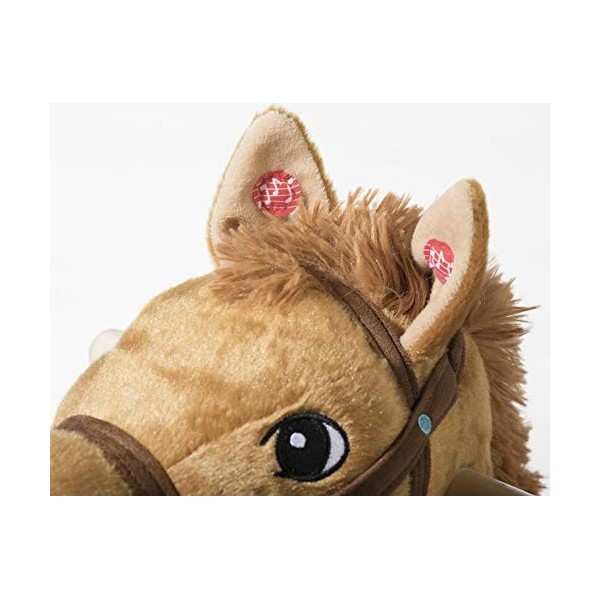 Bibi & Tina 735774-Schaukelpferd Amadeus Bibi Blocksberg Animal en Peluche, 735774, Marron