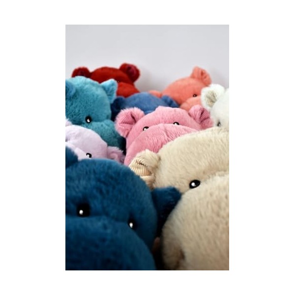 Histoire dOurs - Peluche Géante Hippopotame - HipChic - Ivoire - 85 Cm - Très Grande Peluche Douce et Mignonne pour les Cal