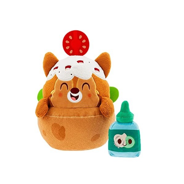 Disney Dale Falafel Pita Pocket Munchlings Peluche – Street Food – Moyen 39,5 cm