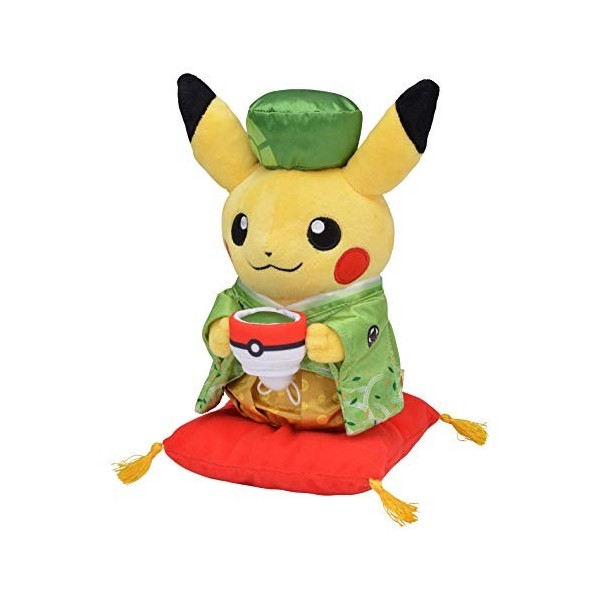 Pokemon Center Original Poupée en peluche Hannari Tea Party pour homme