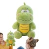 lembrd Peluche Dinosaure en Peluche, Peluche Dinosaure - Mignon Animal en Peluche Dino Vert,Spft Coussin décoratif pour la Ma