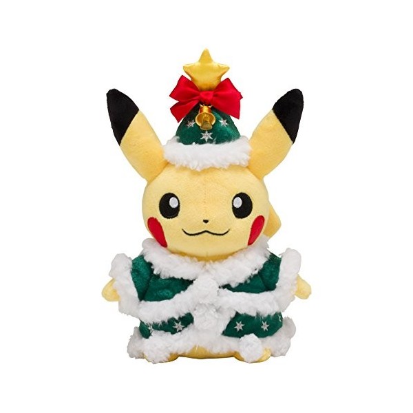 Pokemon Center Original Plush Doll Christmas 2017 Pikachu