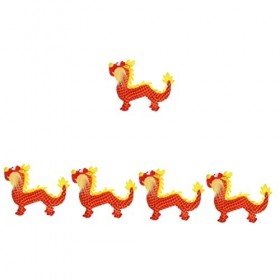 Toyvian 5 Pièces Jouet en Peluche Dragon Oreiller en Peluche Nouveaux Jouets pour Animaux Jouets De Dragon en Peluche Sac da
