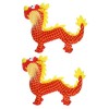 Toyvian 5 Pièces Jouet en Peluche Dragon Oreiller en Peluche Nouveaux Jouets pour Animaux Jouets De Dragon en Peluche Sac da