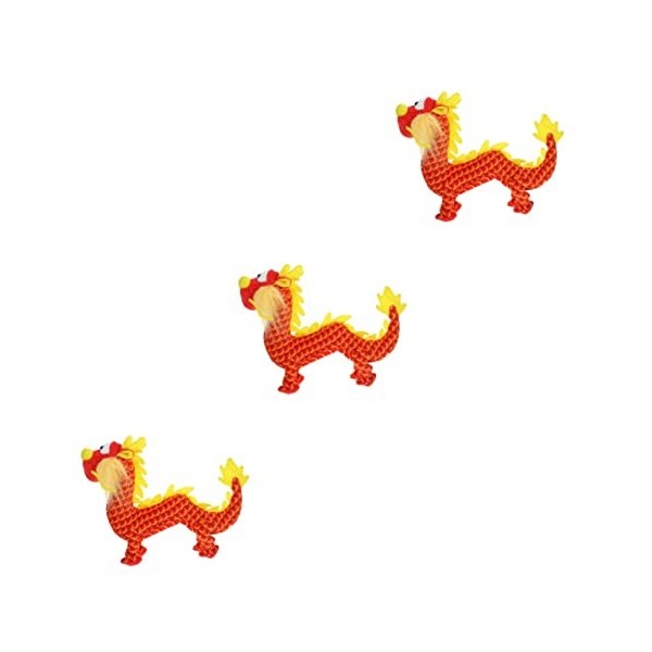 Toyvian 5 Pièces Jouet en Peluche Dragon Oreiller en Peluche Nouveaux Jouets pour Animaux Jouets De Dragon en Peluche Sac da