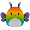 Squishmallow Kellytoy officiel Kellytoy Insectes & Creeping Things Peluche douce Squishy Toy Animaux Diana Rainbow Butterfly