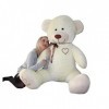 Nounours en peluche énorme, Jouet doux, Cadeaux enfant, Teddy Bear 190cm couleur: creme 