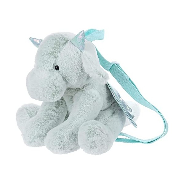 Apricot Lamb Amuseable Sac à dos en forme de dragon vert en peluche pour enfants et adultes 30,5 cm 