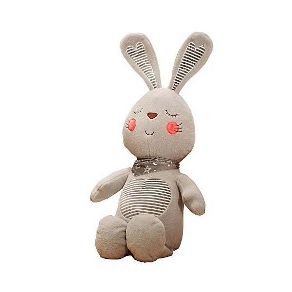 Jouet en peluche Décoration de la maison confortable coton doux rembourré en peluche fille garçon lapin forme coussin de cana