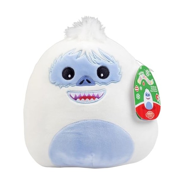 Squishmallows Bonhomme de neige abominable de 30,5 cm – Peluche de Noël sous licence officielle Kellytoy – Jouet en peluche d