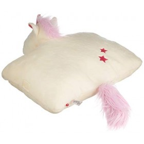 NICI Theodor - Peluche Licorne - Collection Theodor et ses Amis - Toucher Ultra Doux - Format Coussin - 40 x 30 cm