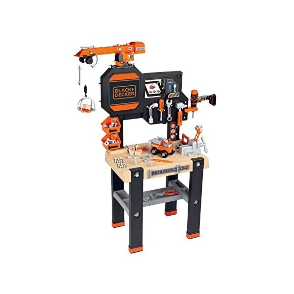 Smoby- Black&Decker Builder, 7600360731, Multicolor