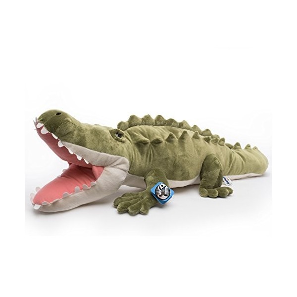 Doudou crocodile - XXL - 90 cm - En peluche - Pour reptiles - IROKY