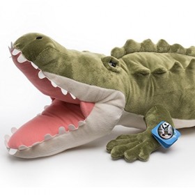 Doudou crocodile - XXL - 90 cm - En peluche - Pour reptiles - IROKY