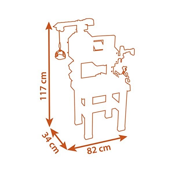 Smoby- Black&Decker Builder, 7600360731, Multicolor