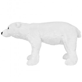 Toshilian Peluche Géante, Jouet danimaux en Peluche Jouet Enfant Jouet en Peluche Ours Polaire Blanc XXL