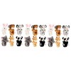 TOYANDONA 24 Pièces Bracelet Bang En Peluche Bracelet Claque Huggers Bracelet Animaux En Peluche Bracelet Claque Éléphant Bra