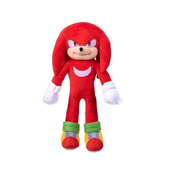 Sonic The Hedgehog 2 The Movie - Personnage en Peluche 23cm - Knuckles