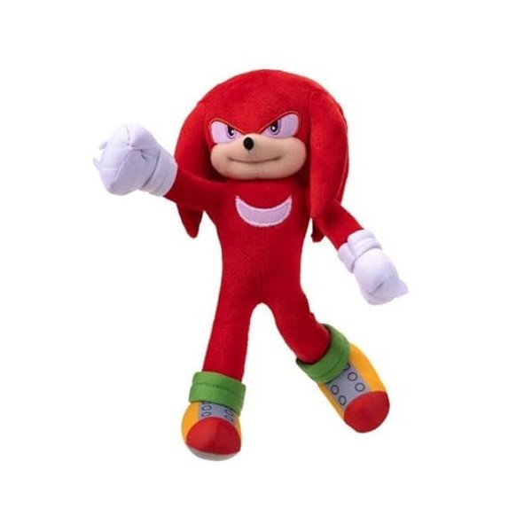 Sonic The Hedgehog 2 The Movie - Personnage en Peluche 23cm - Knuckles