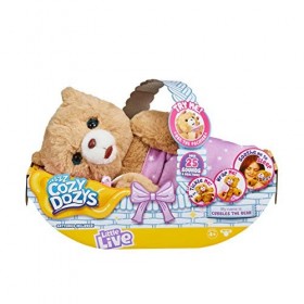 Little Live Pets Cozy Dozy Cubbles Jouet et Compagnon de Sommeil en Forme dourson, Multicolore