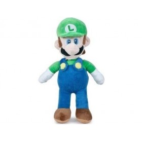 cavernedesjouets Peluche géante Luigi 90 cm - Grand Plombier - Collection pour Mario - Set Doudou Enfant XXL + 1 Carte Tigre
