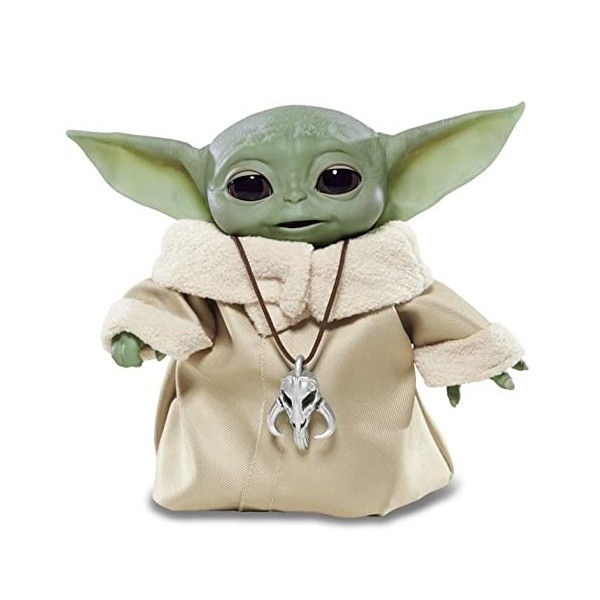Star Wars Yoda Grogu Mandalorian The Child Animatronic Edition avec Plus de 25 Combinaisons de Sons et de mouvements