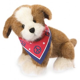 Boyds en peluche avec Americana Bandana Chien en peluche
