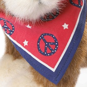 Boyds en peluche avec Americana Bandana Chien en peluche