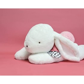 Doudou et Compagnie - Peluche Lapin géant - Rose - 80 cm - HAPPY BLUSH - DC3856