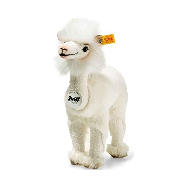 Steiff- Peluche Lama Lita, 104190, Ivoire, 24 cm