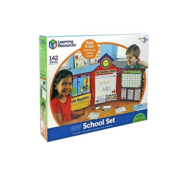 Jeu d’école Pretend & Play original de Learning Resources version britannique 