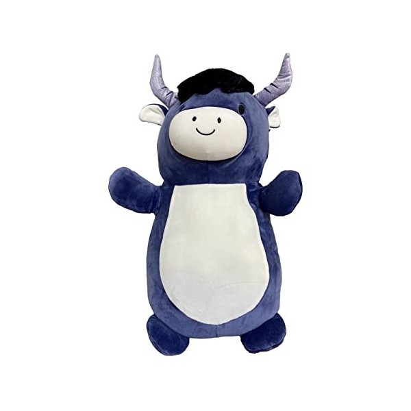 Squishmallow Peluche officielle Kellytoy Hug Mees - Peluche douce - Perni Bull, 45,7 cm