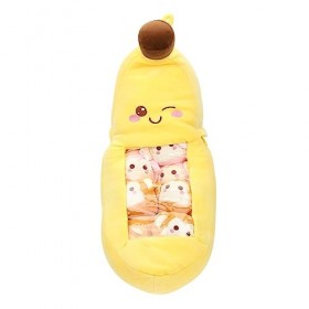 Totority 1 Jeu Oreiller Banane Joli Coussin Singe en Peluche Trucs Kawaii Jardin De Peluche Oreiller en Peluche Cadeaux Danni