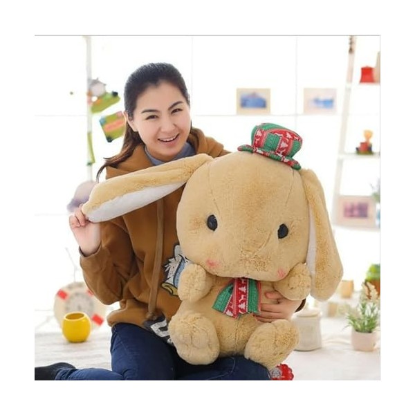 Mignon lop Lapin en Peluche Jouet Lapin en Peluche Poupée Diplômé Jour De Noël Fille Enfants Cadeau Anniversaire Cadeau De No