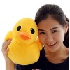 PeiGee Canard géant en peluche douce cadeau parfait pour les enfants Jaune