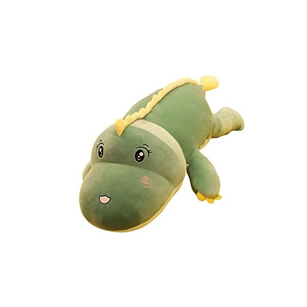 perfk Dessin animé dinosaure en peluche câlin oreiller jouet en peluche pour canapé, sol de lit fabrication exquise coussin d