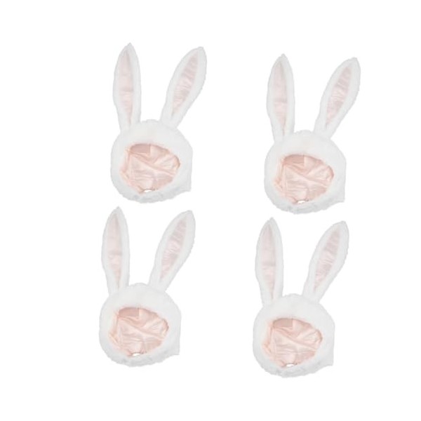 ibasenice 5 Pièces Chapeau Lapin Costume En Peluche Femmes Enfants Costume 2023 Chinois Nouvel An Costume Pâques Costume Pâqu