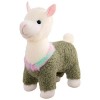 LSQXSS Poupée alpaga simulée, Peluches Douces alpaga avec Membres, Peluche à Poils Longs, Peluche pelucheuse avec Rembourrage