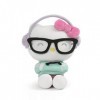 GUND - Hello Kitty - Kawaii Style with Hip Headphones, 9.5-inches