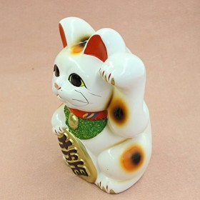 Castle Enterprise Luckµ • Ÿbeckoning Cat Tokoname 6&nbsp;Sunhidari Blanc Tb7504