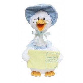 Cuddle Barn Mother Goose Plush, 14-Inch, Blue by Cuddle Barn