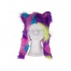 COOLMP Lot de 6 - Bonnet Peluche avec Oreilles Multicolore