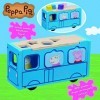 Peppa Pig Houten Schoolbus/Vormenstoof