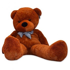 TE-Trend Ours en peluche géant, taille XXL, 200 cm, marron foncé