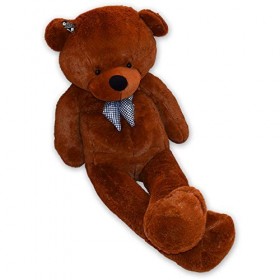 TE-Trend Ours en peluche géant, taille XXL, 200 cm, marron foncé