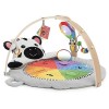 Baby Einstein Zens Activity Milestones Gym en peluche avec barre en bois, pour bébé à tout-petit, 0-12 mois, lavable en mach